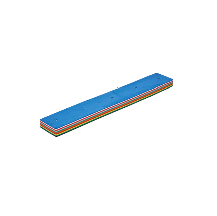 Barre rectangulaire avec 5 trous Ø 30 mm 185 X 17 X 10
