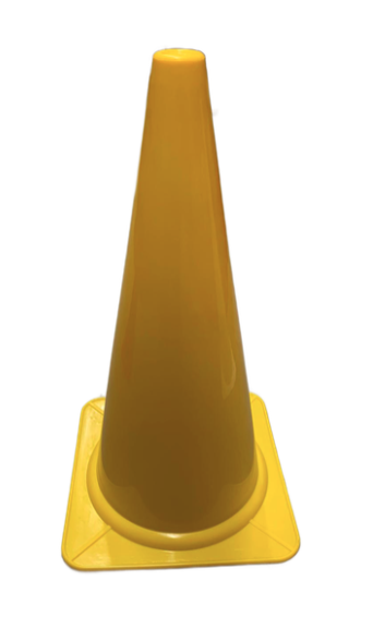 Waterpolo markeringskegel geel - 38cm
